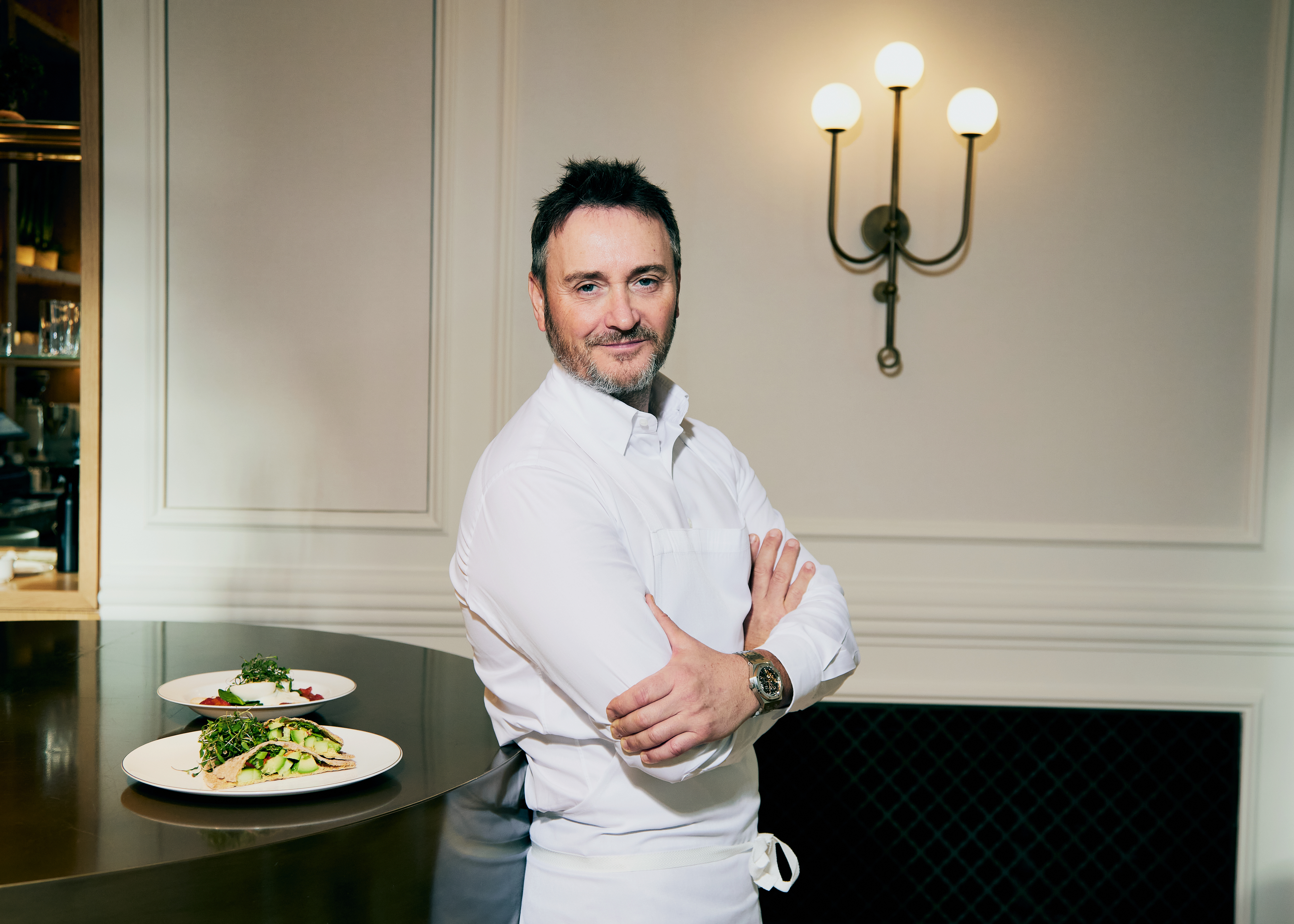 Chef Jason Atherton at Raffles.